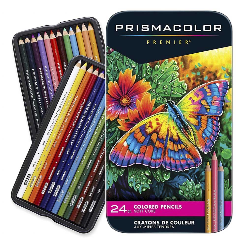 CRAYON DE MADERA PRISMACOLOR PREMIER 24 COLORES LARGO