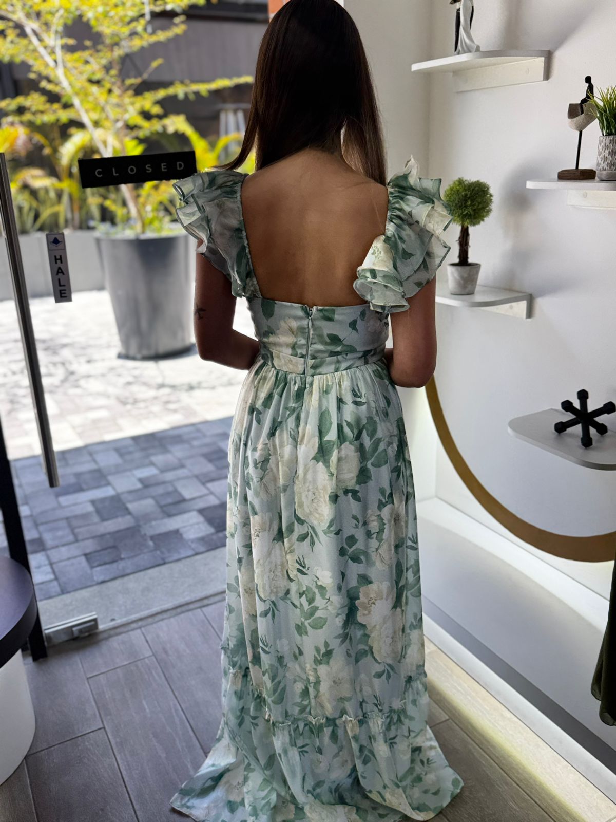 Light Multicolor Maxi Dress (Talla M) thumbnail