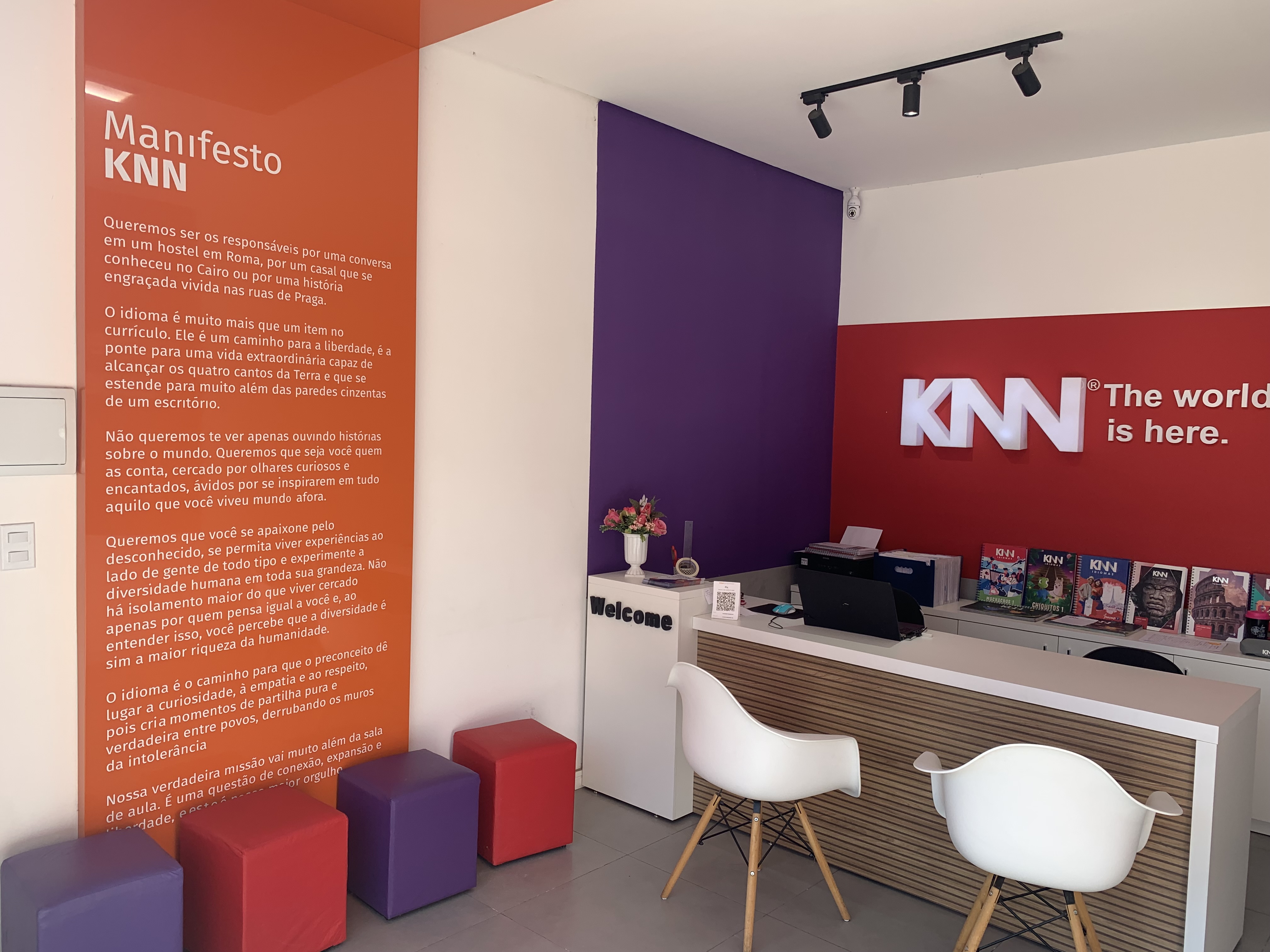 Recepção da Escola KNN MANDIRITUBA