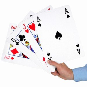 חבילת קלפים ענקיים (52 יח’) בגודל A3