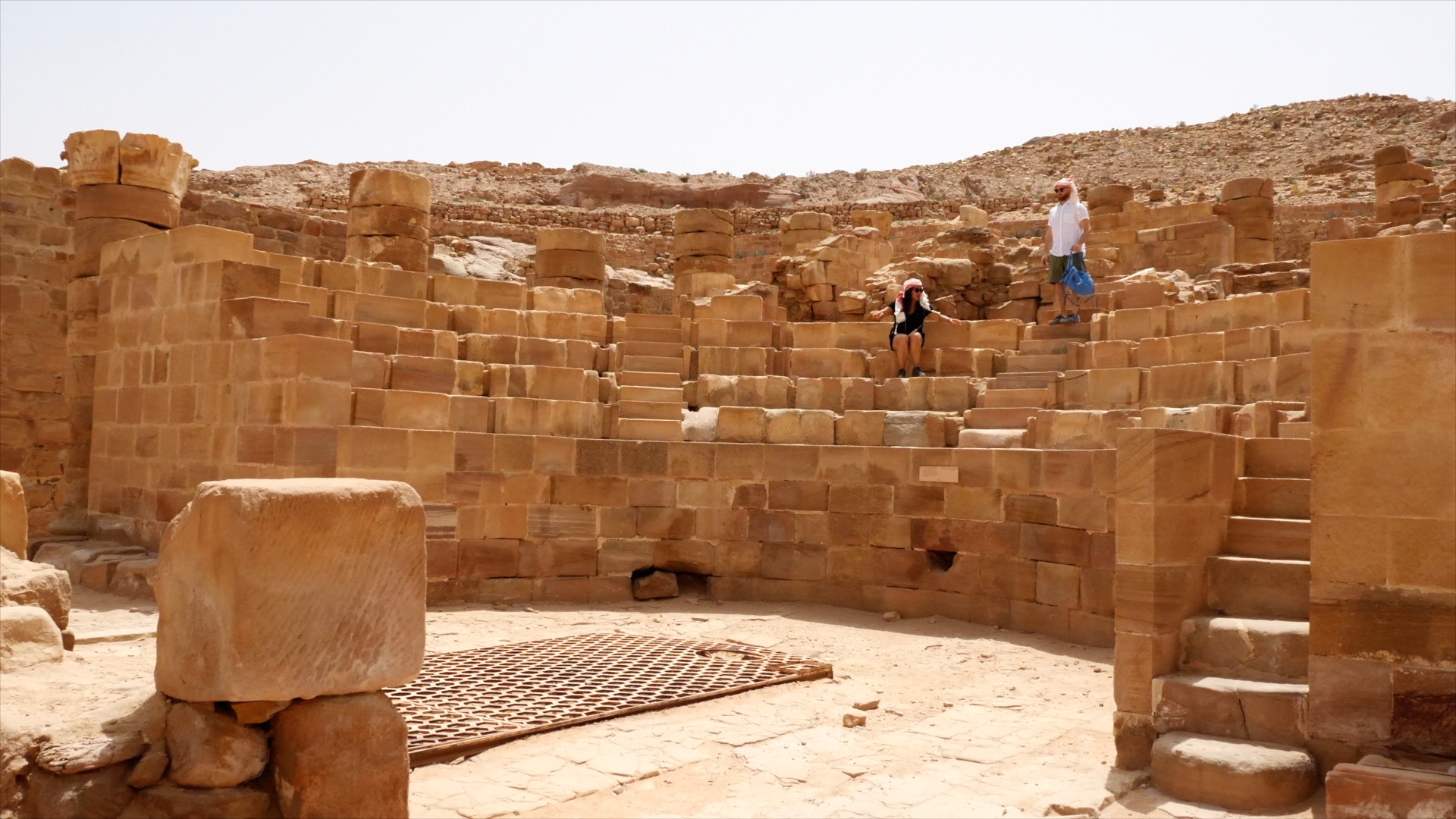 Jordan, Petra - Great Temple - Theatron