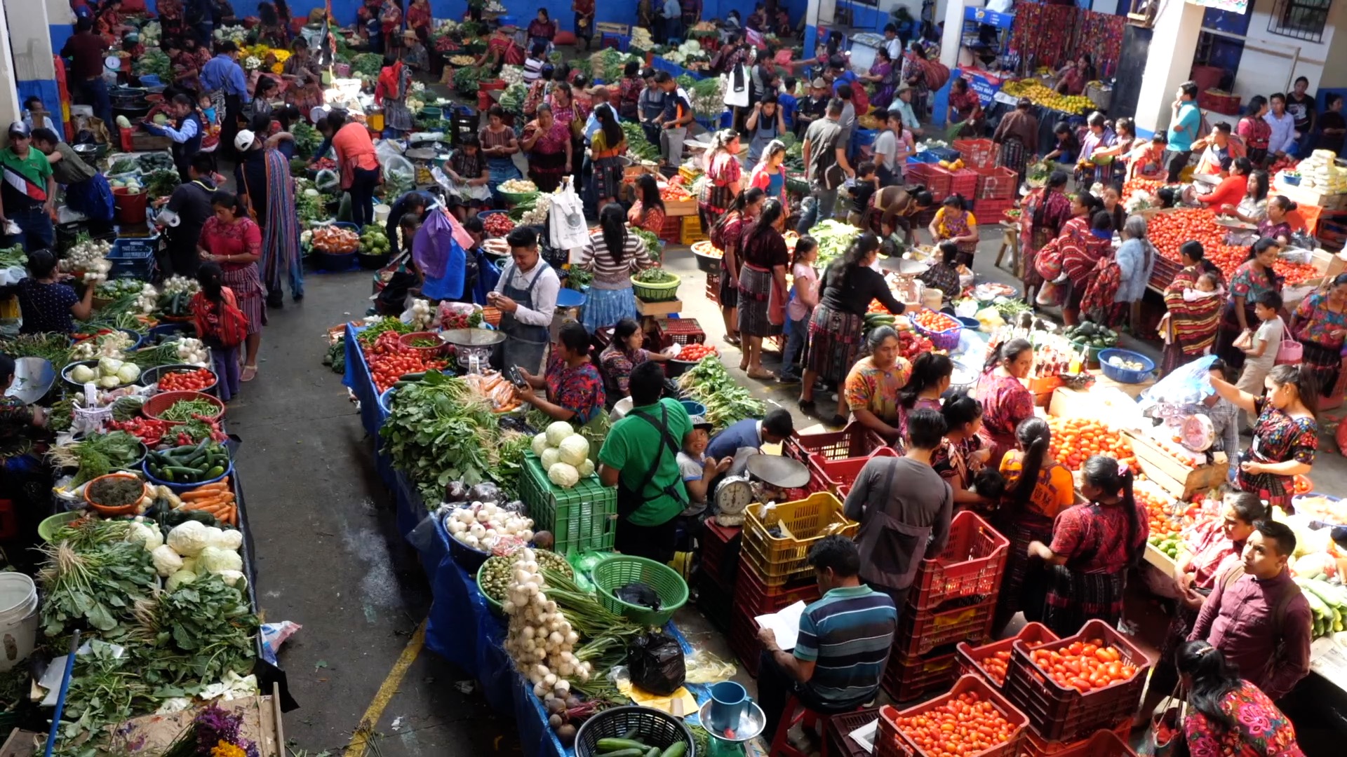 Guatemala, Solola - Traditional Market