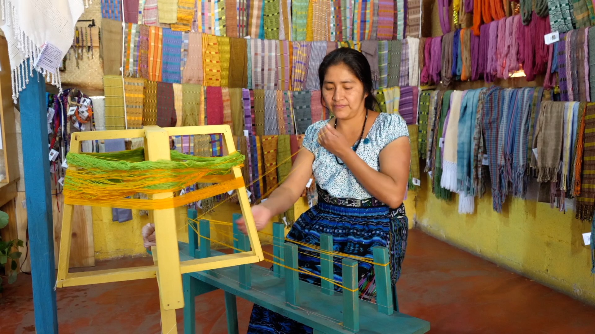Guatemala, Lake Atitlan - Traditional Weaving