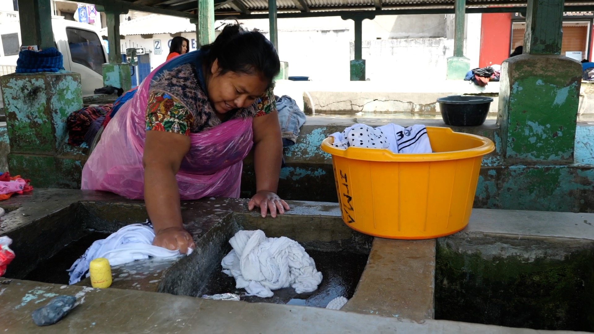 Guatemala, Santa Maria de Jesus - Traditional Laundry
