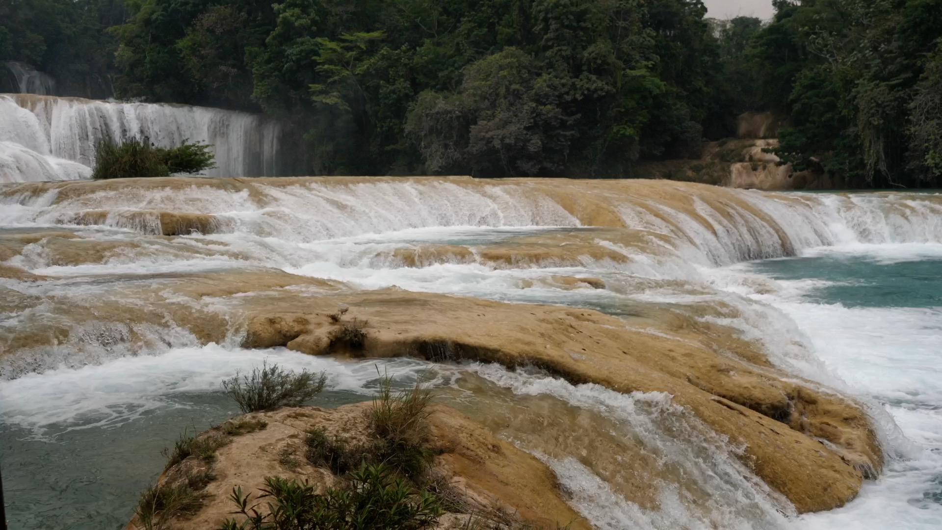 Mexico, Aguz Azul Waterfalls
