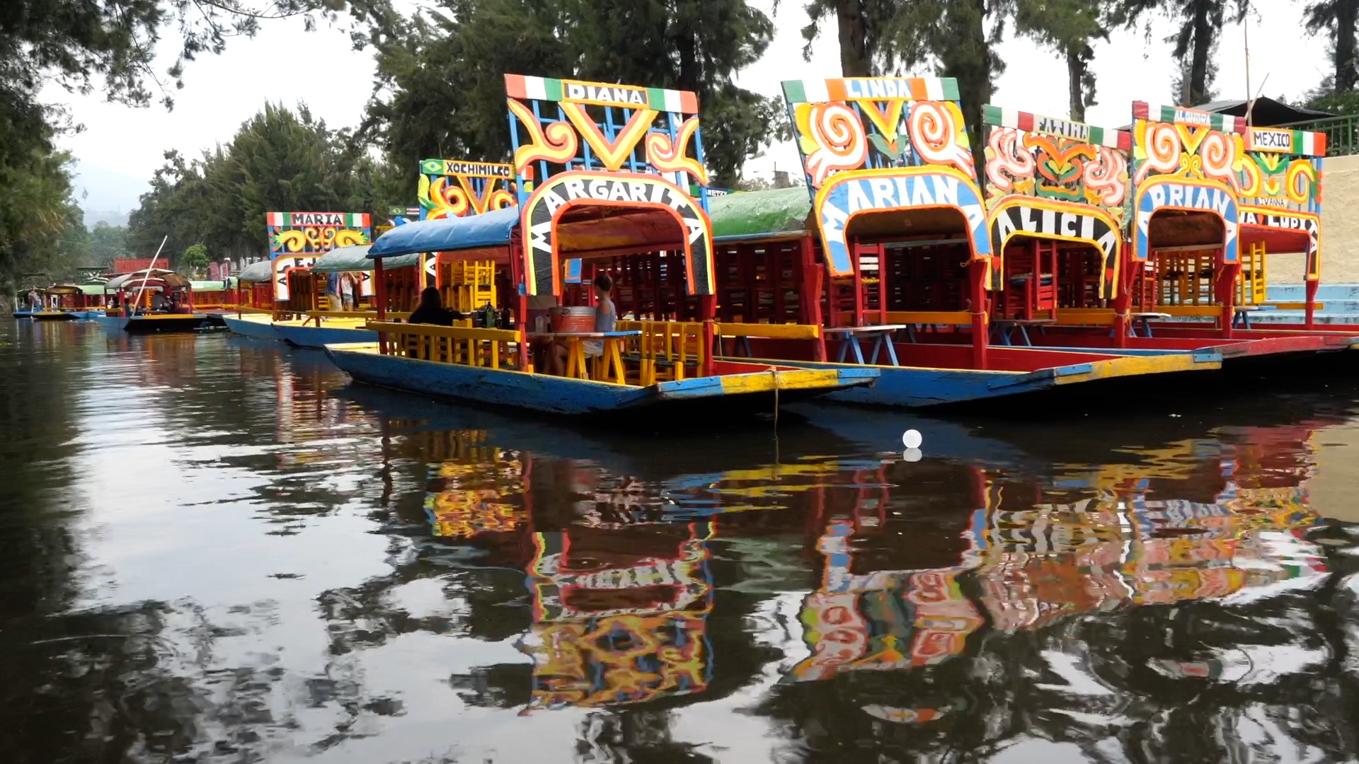 Mexico, Xochimilco sailing
