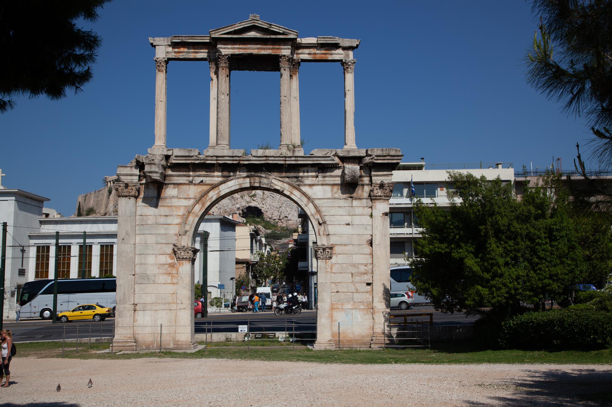 Greece, Athens, Arch of Hadrian