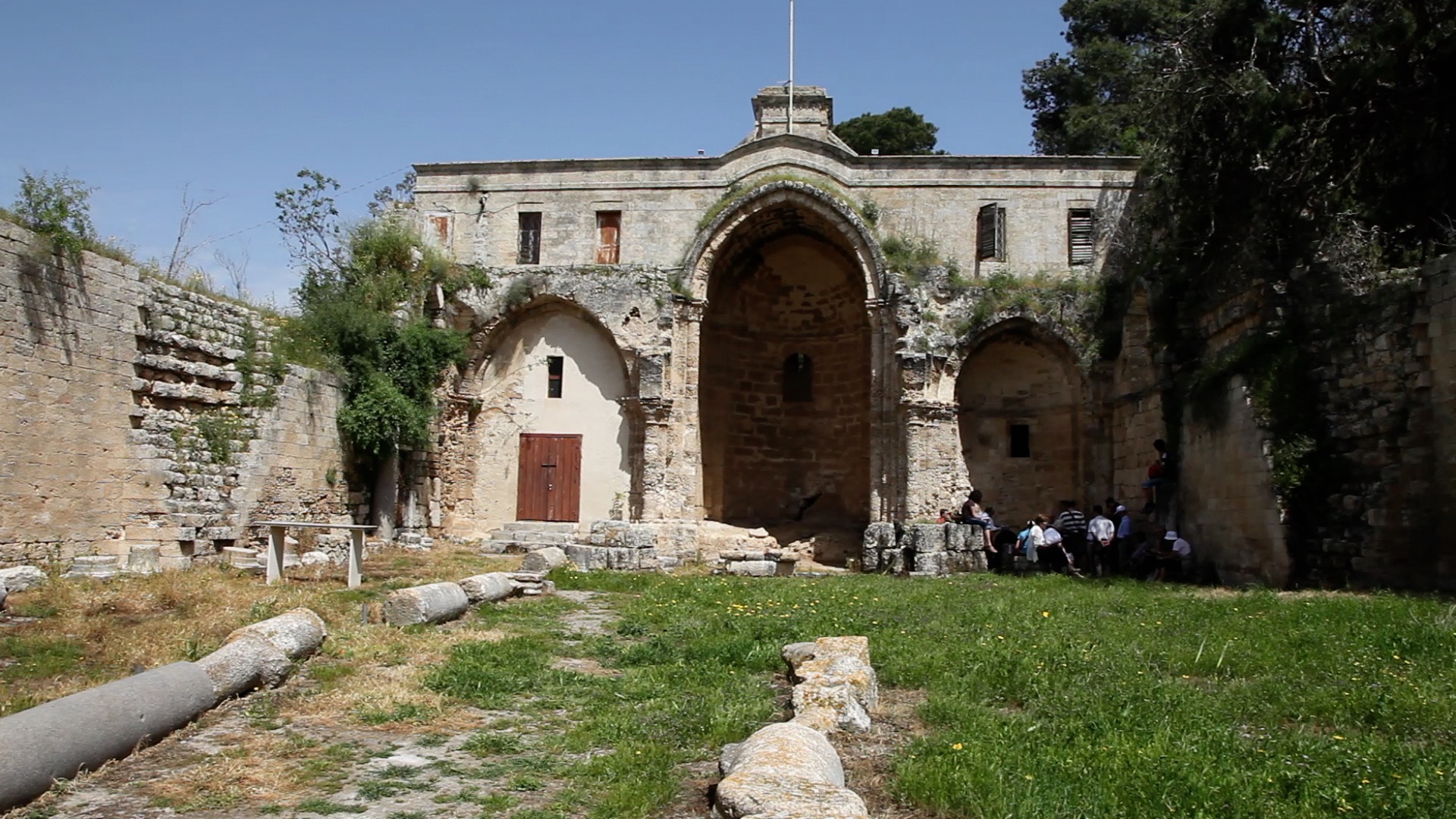 Israel, Sepphoris, Crusader Church of Saint Anne