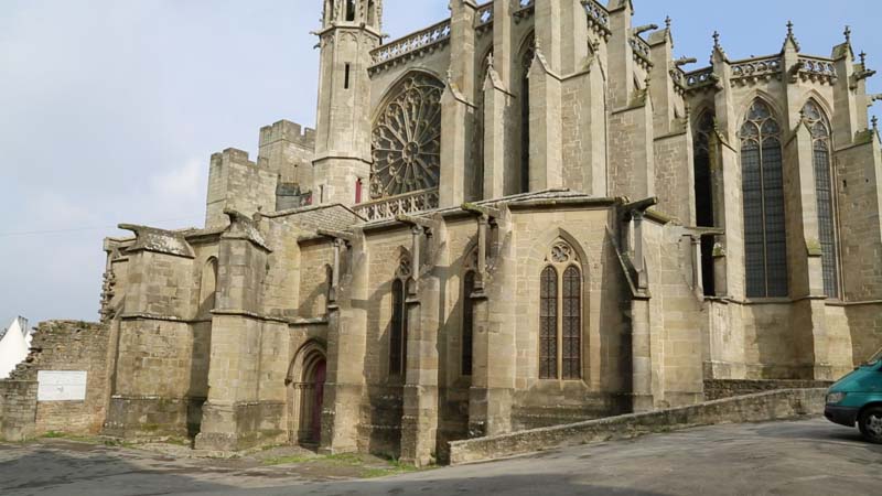France, Autun Cathedral of Saint Lazarus - Flying Buttresses