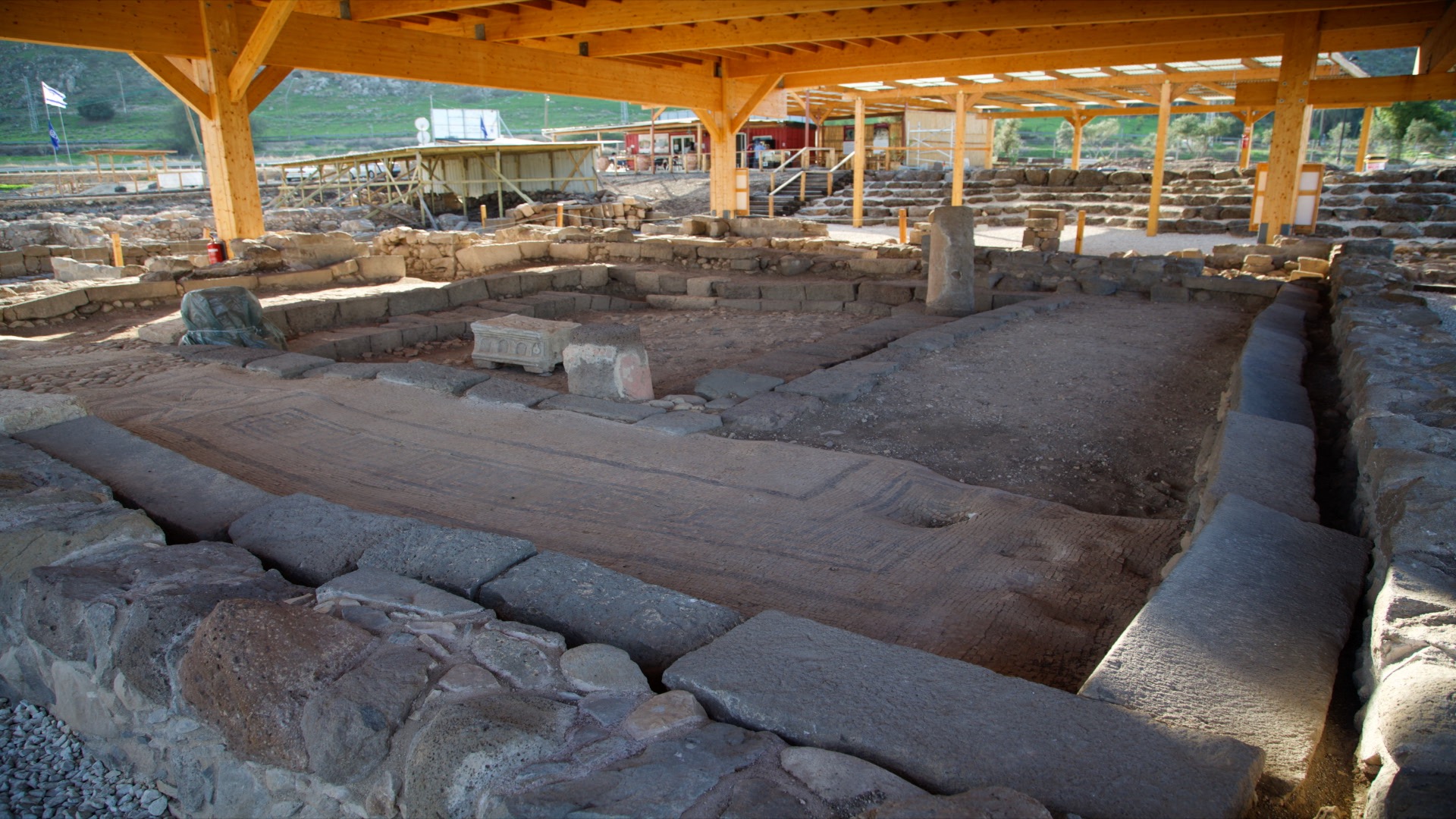 Israel, Magdala Ancient  Synagogue
