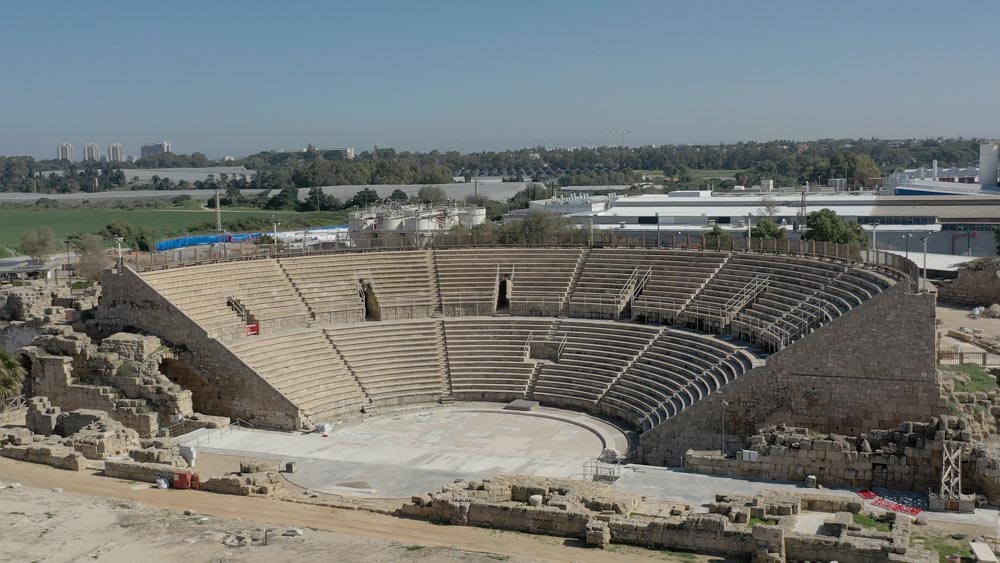 Israel, Caesarea Maritima - Roman Theatre