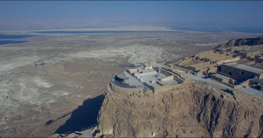 Israel, Masada - Northern Palace - Upper Terrace