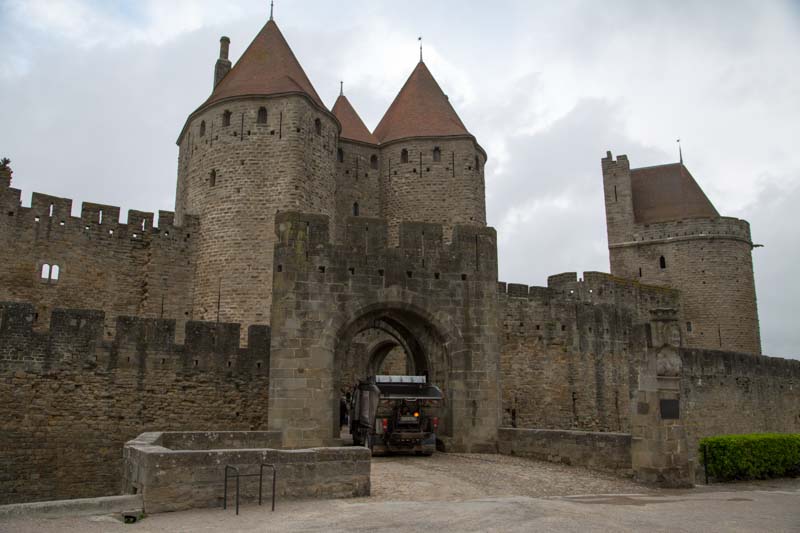 France, Carcassonne Medieval City - Medieval Outergates