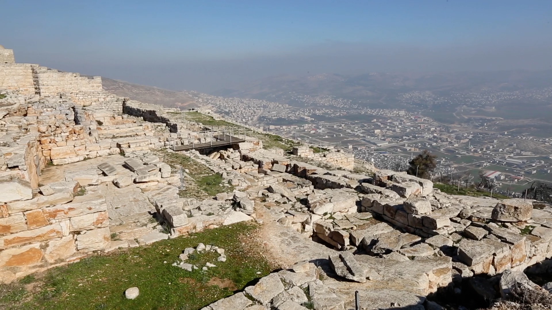 Israel, Mount Gerizim - Fortress from Hellenistic Period