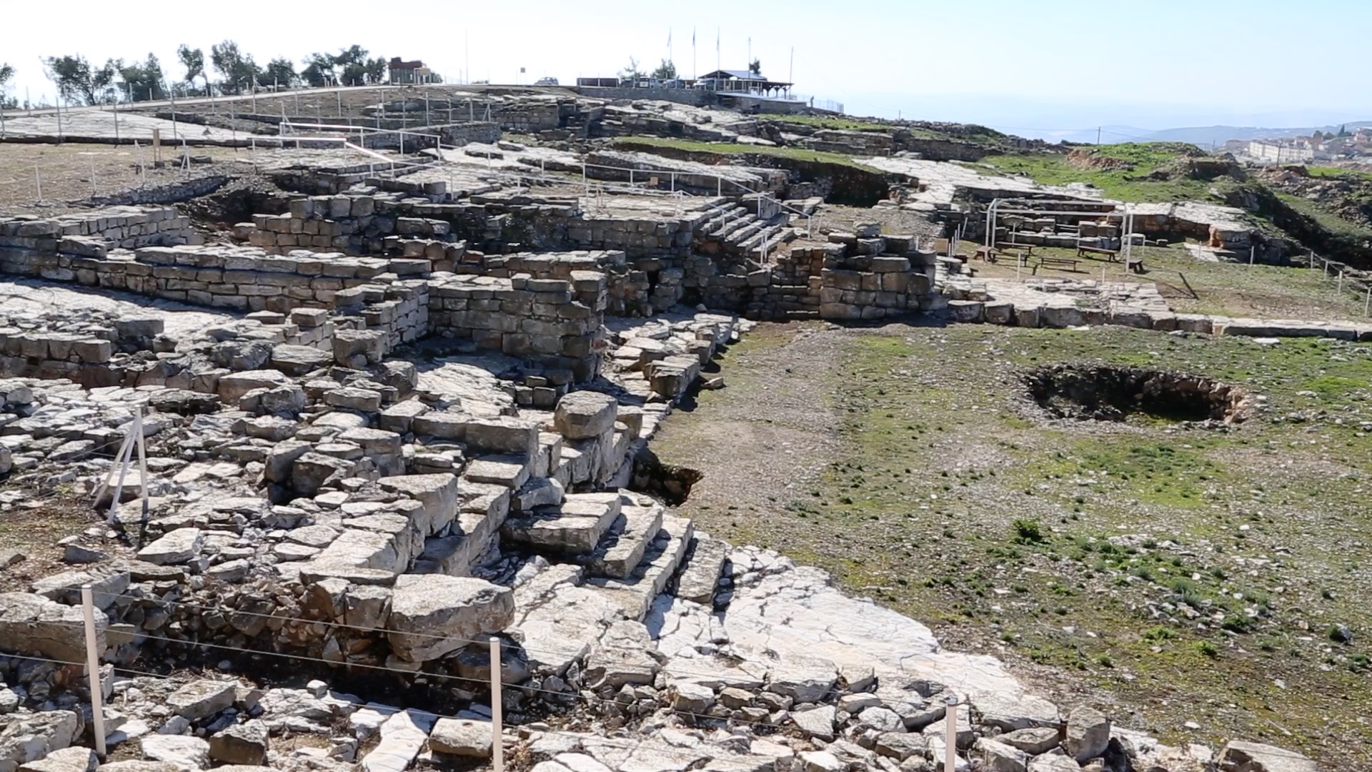 Israel, Mount Gerizim - Public Buildings from Hellenistic Period