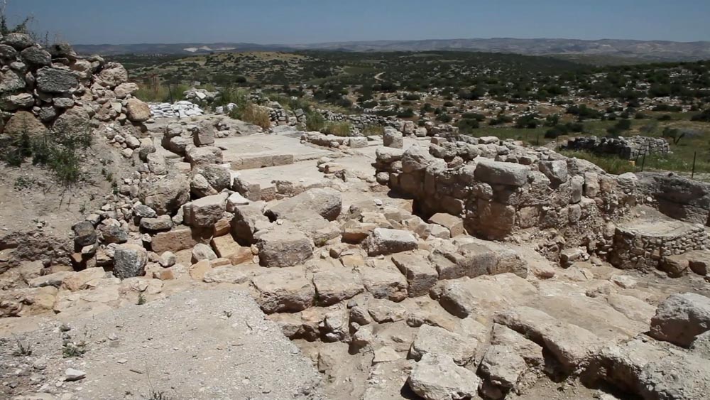 Israel, Adullam - Khirbet Borgin - Buildings
