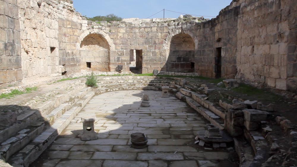 Israel, Hamat Gader - Roman Baths - Caldarium