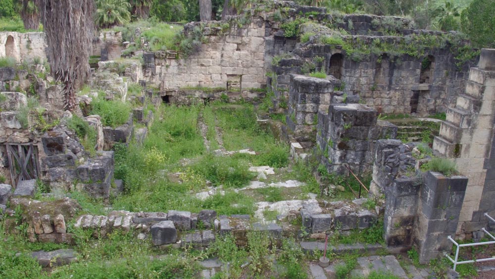 Israel, Hamat Gader - Roman Baths - Small Tapidarium