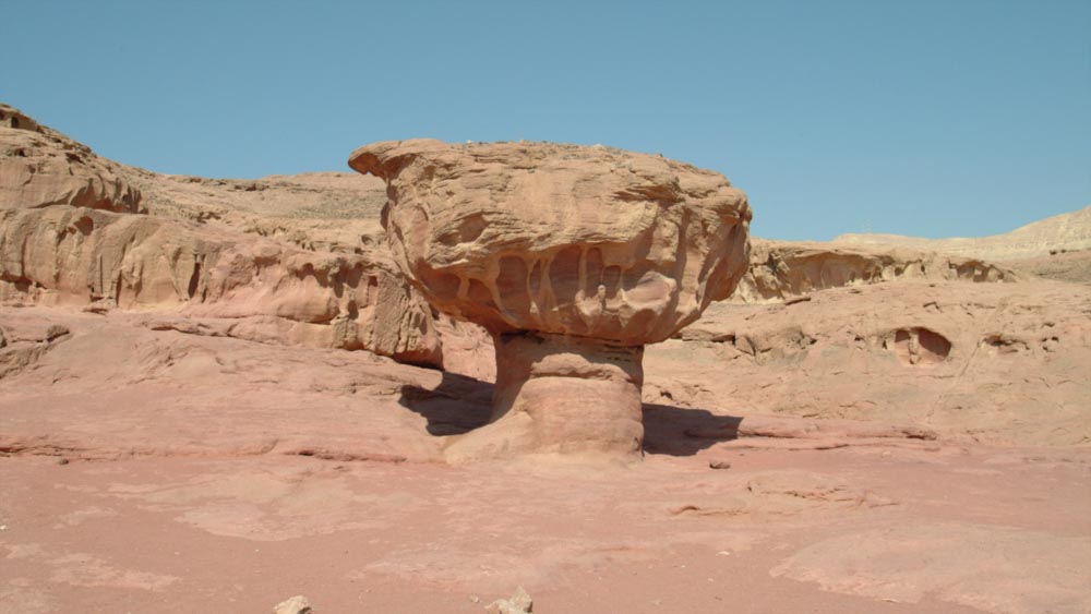 Israel, Timna Valley - Stone Formation Mushroom