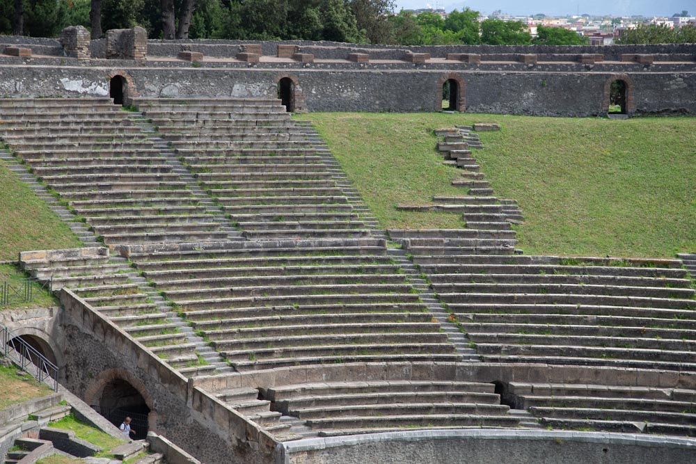 Italy, Pompeii - Amphitheatre - general view