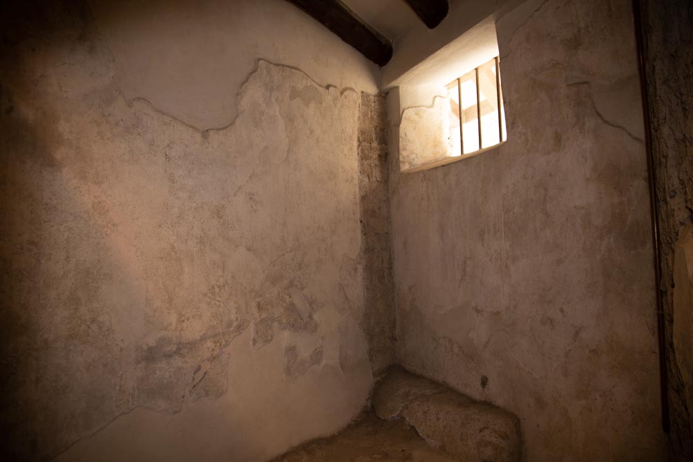 Italy, Pompeii, Brothel, view of a room