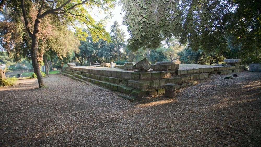 Italy, Pompeii, Doric Temple, from the 6th century B.C.