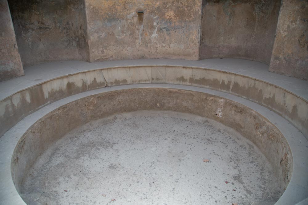 Italy, Pompeii, Forum Baths, view of the Frigidarium