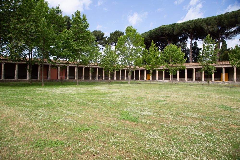 Italy, Pompeii, great palaestra - great portico