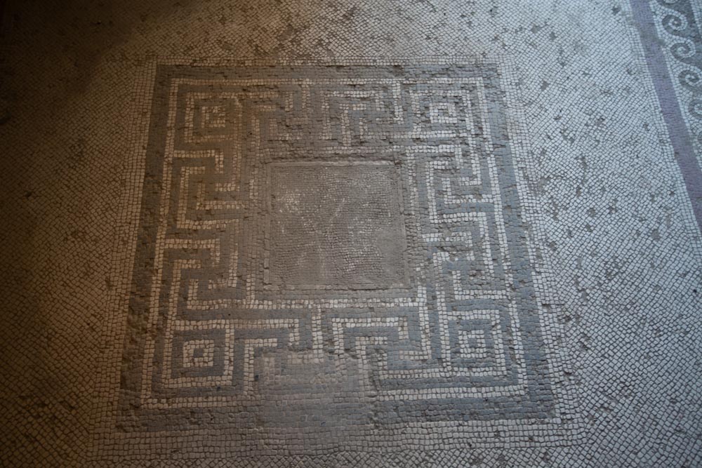 Italy, Pompeii, House of the Menander, interior floor