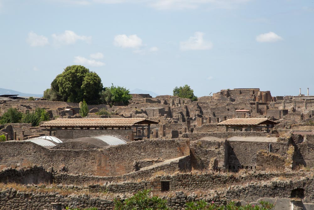 Italy, Pompeii, houses in  the eastern quarter2