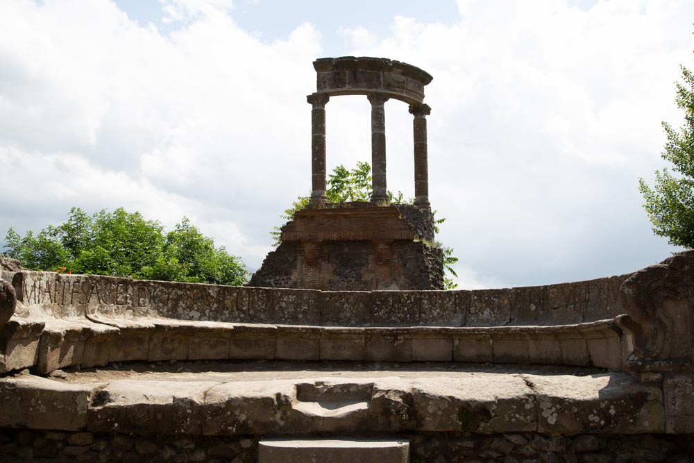 Italy, Pompeii, Necropolis near Herculaneum Gate (Porta Ercolano)