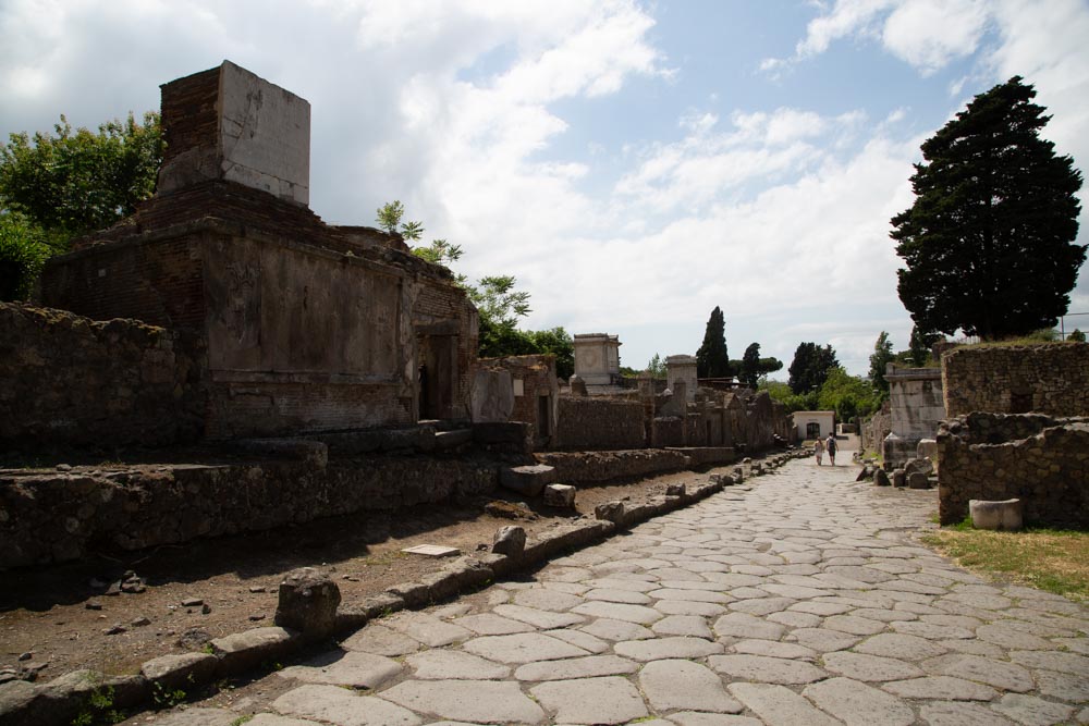 Italy, Pompeii, Necropolis near Herculaneum Gate (Porta Ercolano)2