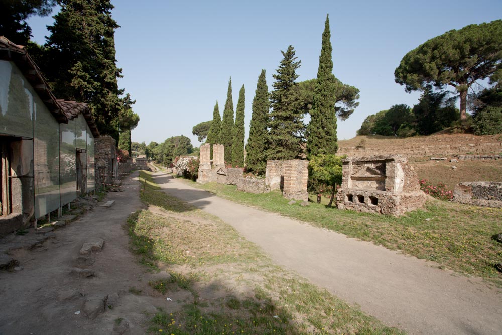 Italy, Pompeii, Necropolis of Porta Nocera1