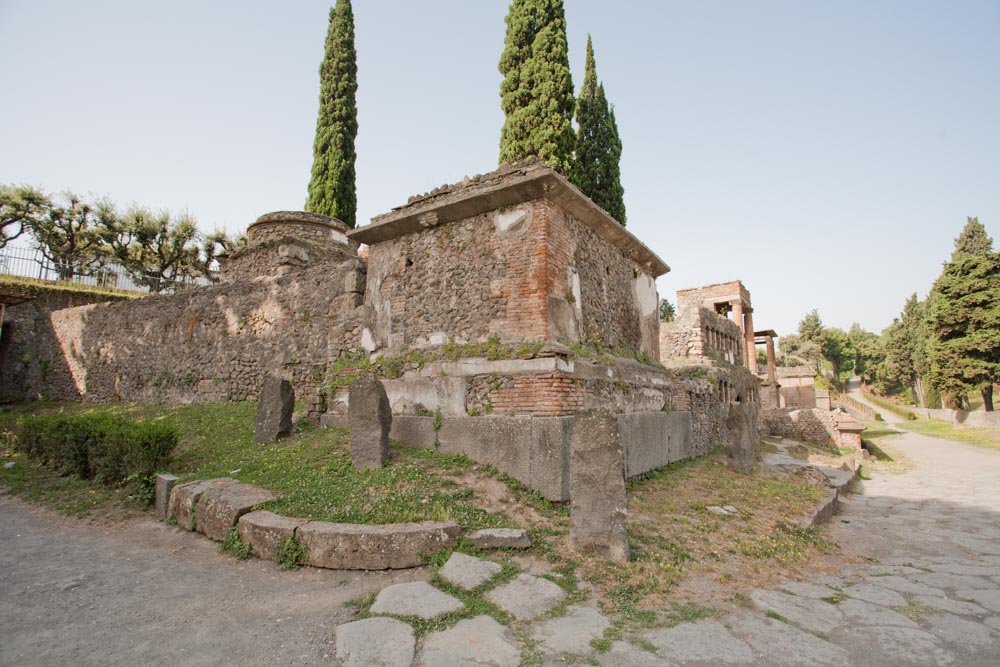 Italy, Pompeii, Necropolis of Porta Nocera3