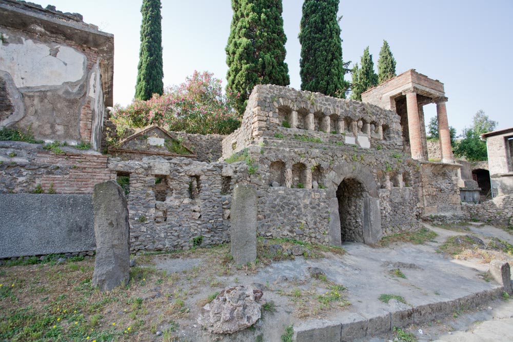 Italy, Pompeii, Necropolis of Porta Nocera4
