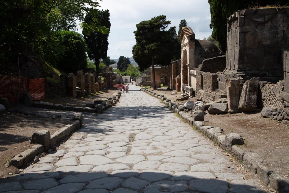 Italy, Pompeii, Necropolis near Herculaneum Gate (Porta Ercolano)3