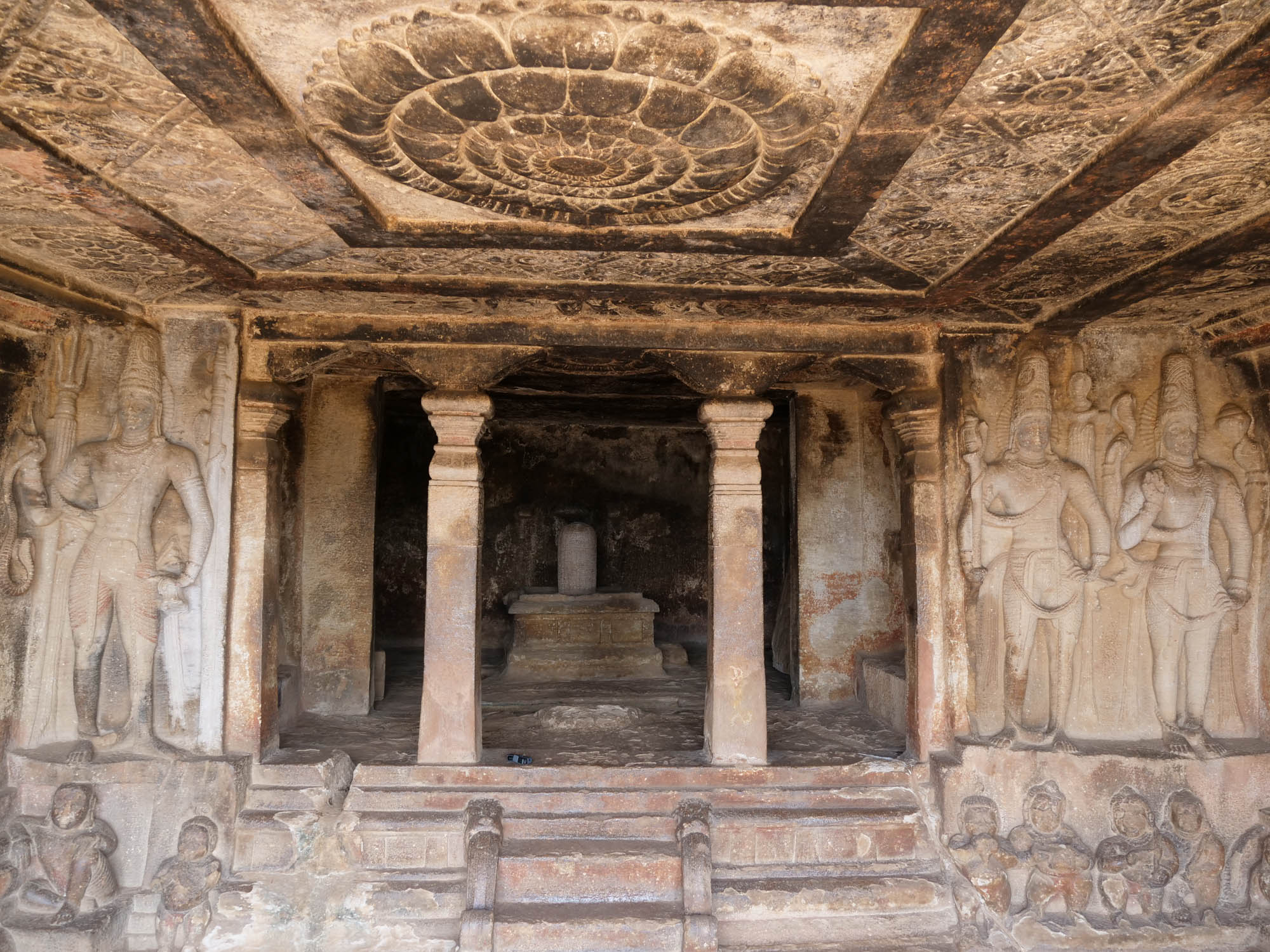India, Karnataka, Aihole - Ravana Phadi Cave Temple