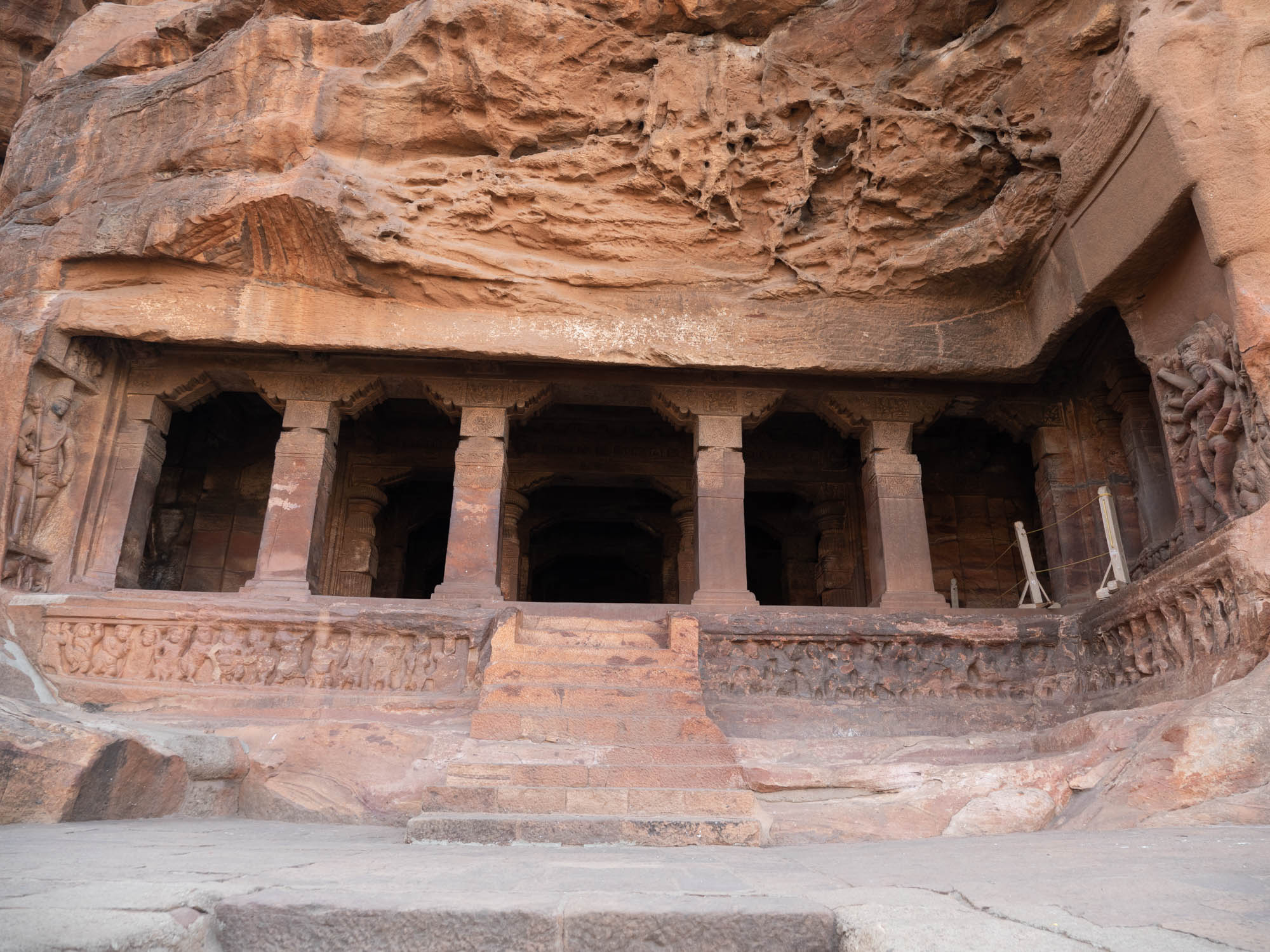 India, Karnataka, Badami - Rock Cave Temple 1