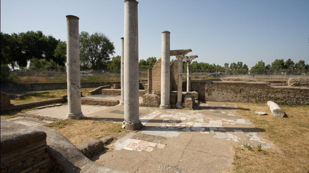 Italy, Ostia Antica - Ancient Synagogue