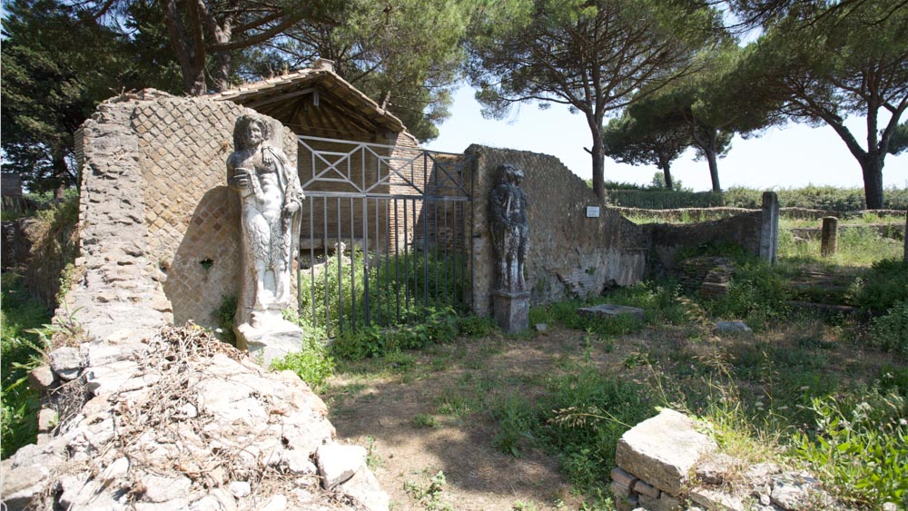 Italy, Ostia Antica, Campus of Magna Mater