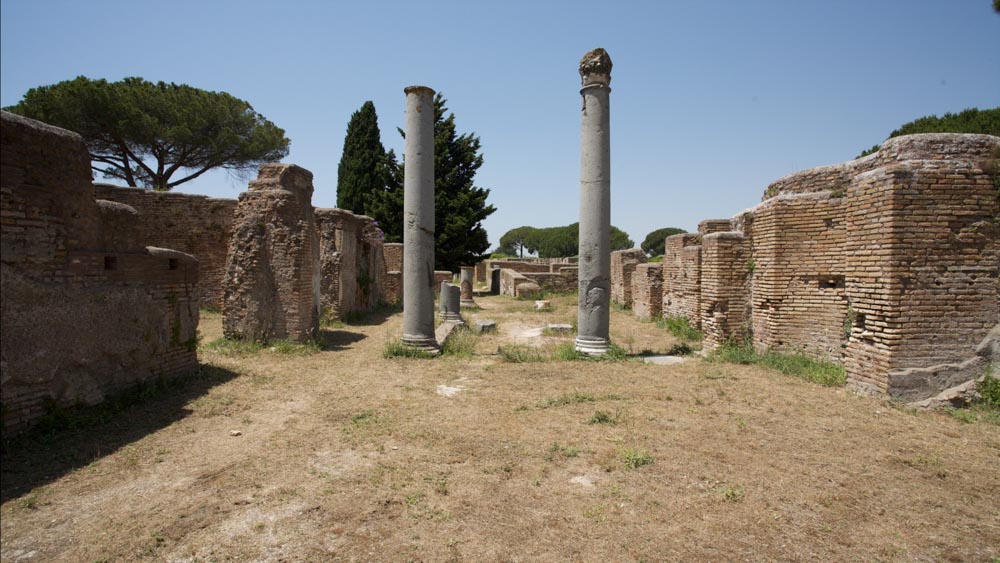 Italy, Ostia Antica - Roman Baths - Baths of the Collone