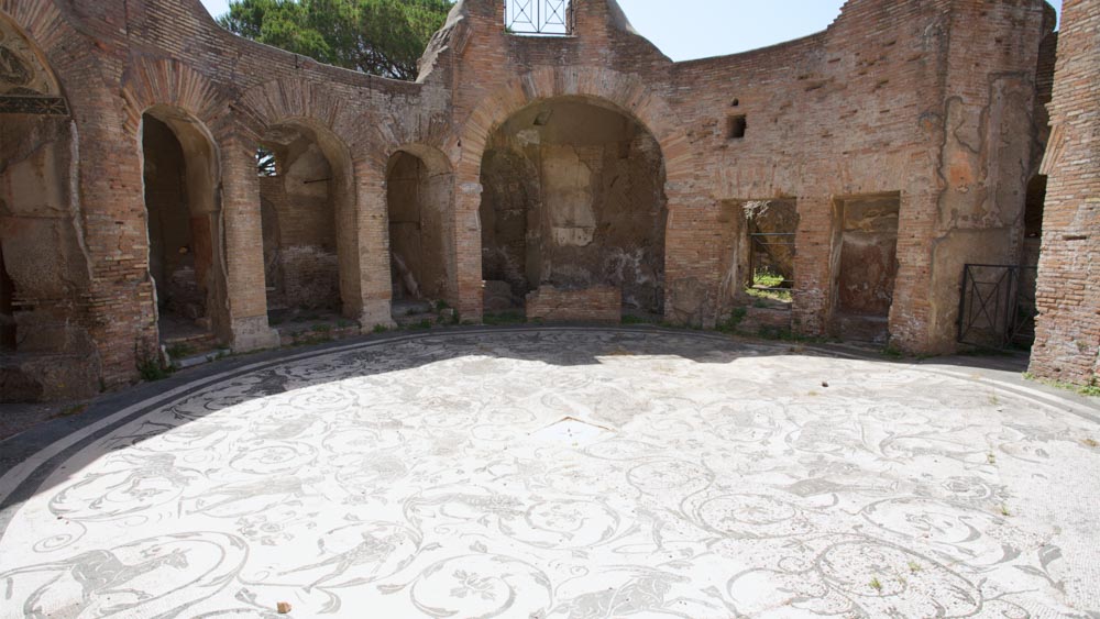 Italy, Ostia Antica - Roman Baths - Baths of the Seven Sages