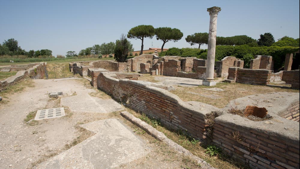 Italy, Ostia Antica - Roman Baths - Mithras Baths