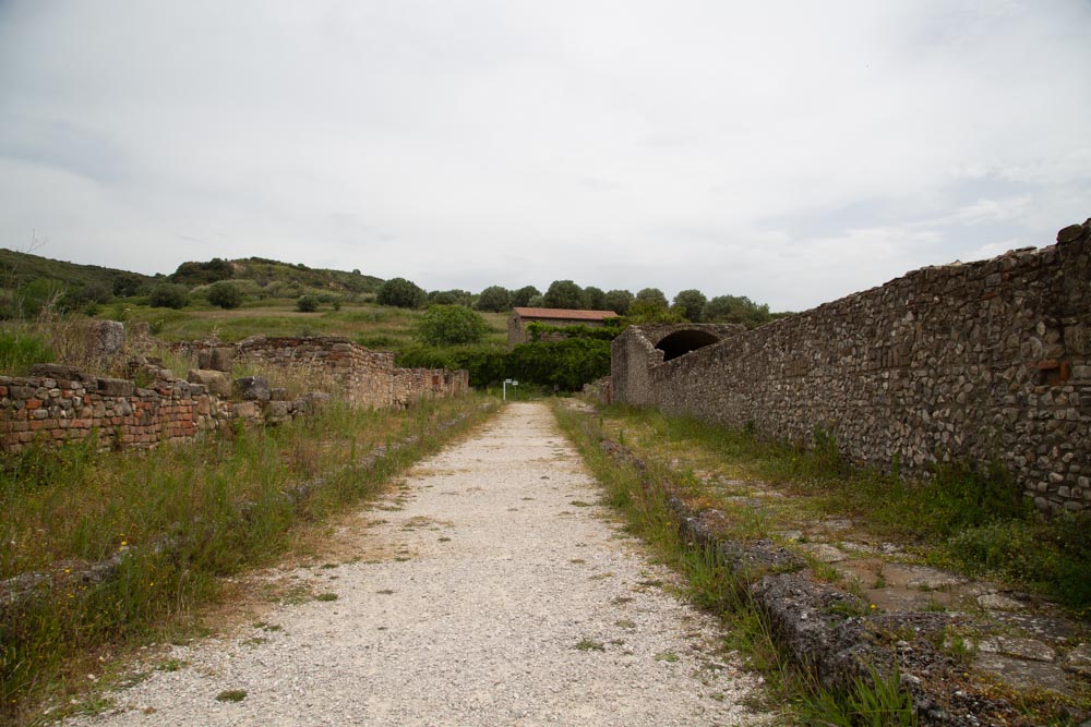 Italy, Velia - Main Road