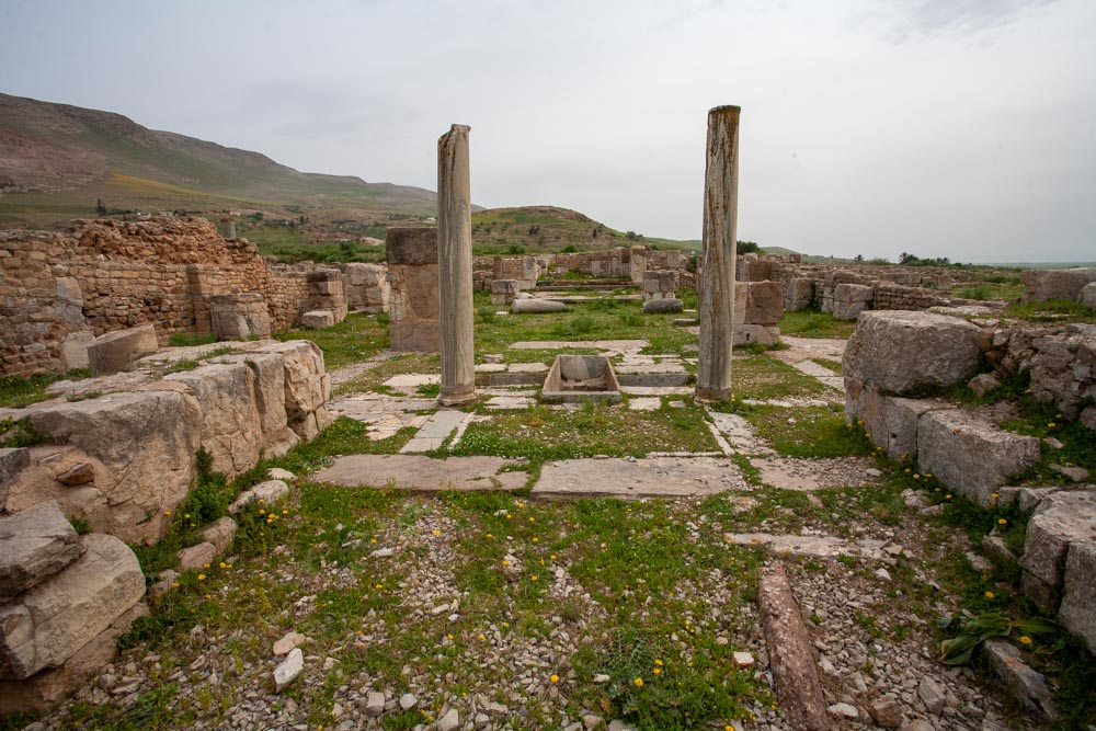 Tunisia, Bulla Regia -  Christian Basilica