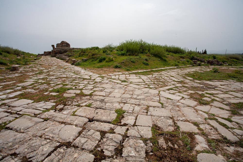 Tunisia, Bulla Regia -  Roads