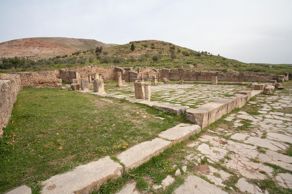 Tunisia, Bulla Regia -  Temple of Apollo