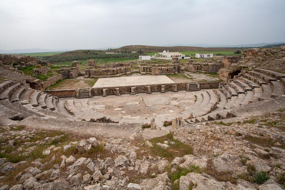 Tunisia, Bulla Regia -  Roman Theatre