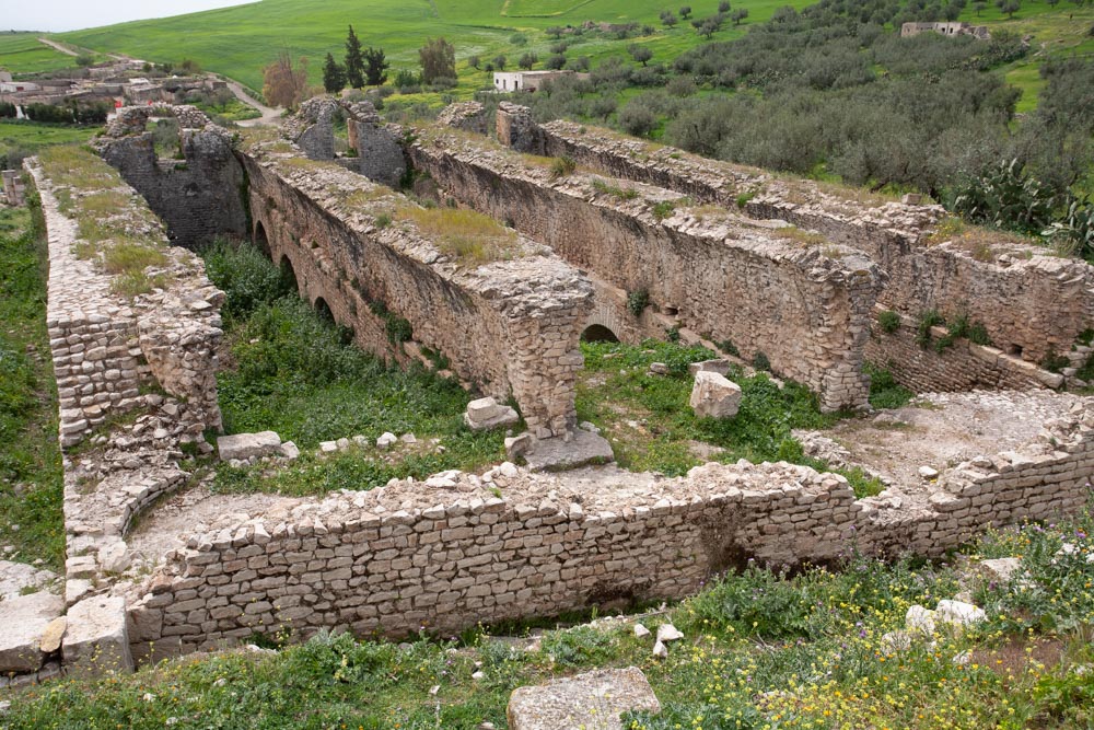 Tunisia, Dougga -  Cisterns