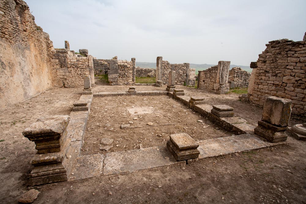 Tunisia, Dougga - House of Dyonysus and Ulysses